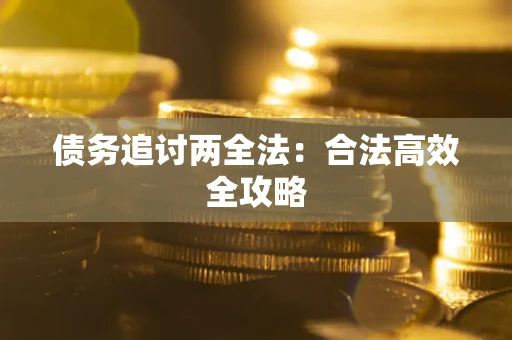 武汉债务追讨两全法：合法高效全攻略