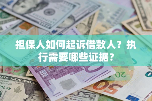 武汉担保人如何起诉借款人？执行需要哪些证据？