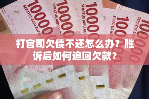 武汉打官司欠债不还怎么办？胜诉后如何追回欠款？