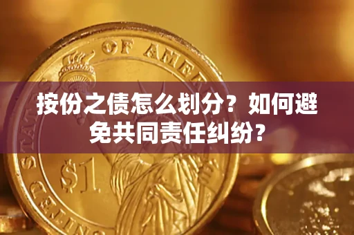 武汉按份之债怎么划分？如何避免共同责任纠纷？