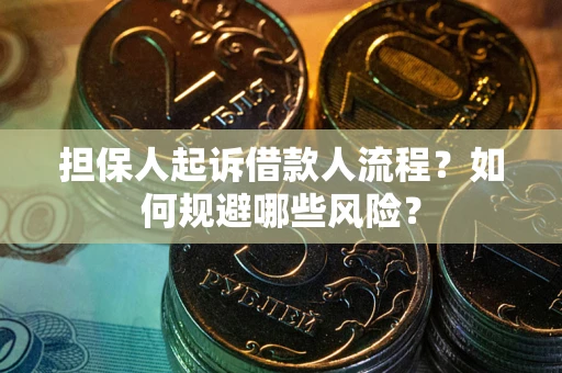 武汉担保人起诉借款人流程？如何规避哪些风险？