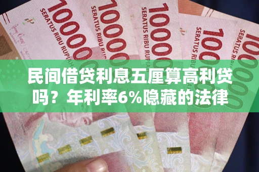 武汉民间借贷利息五厘算高利贷吗？年利率6%隐藏的法律风险全解析