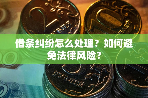武汉借条纠纷怎么处理？如何避免法律风险？